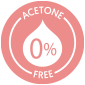 Acetone Free Badge